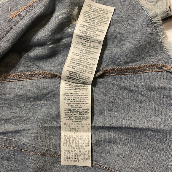 Guess Denim round hem Shirt long back & shirt frontsize XS - Picture 11 of 12